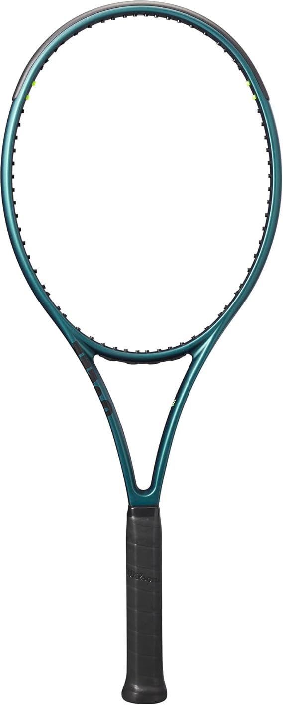 Wilson Blade 100L V9 Strung Performance Tennis Rackets - Strung with Sensation 16 Natural at Mid Range Tension