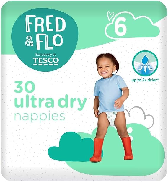 Fred & Flo Size 6 Nappies 30 Pack