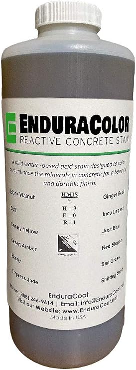EnduraColor Reactive Concrete Stain- 1 Quart Shifting Sand