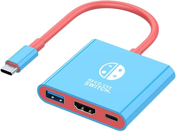 Switch Docking Station for Nintendo Switch, 100W Fast Charging Dock Station with 4K@60Hz HDMI, USB C to HDMI Adapter for Steam Deck, MacBook, Laptop, TV Monitor