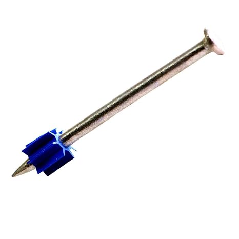 Drive Pin Powder Actuated Fastener Fastening Systems 2-1/2-Inch w/Ramguard Tools (100 per Box)