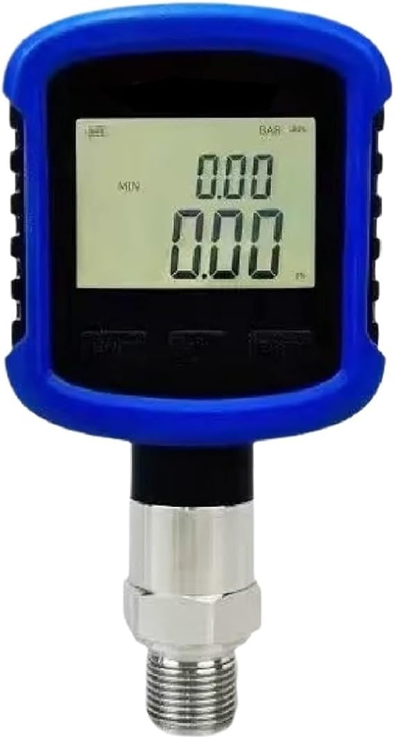 MD-S281 Digital Pressur/e Gauge 330° Rotating Bluetooth Wireless High Precision Vacuum Hydraulic Datalogger(NPT1-4,0-25Mpa)