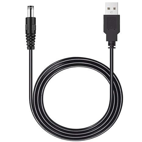 Boda Dog Bark Collar Charging Cord, DC5.5 USB Charging Cable Compatible with DogRook Authen PETEDU Anti Barking Training Collar
