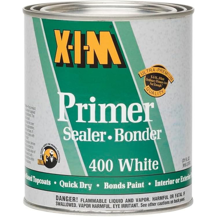 XIM 8-Pack of 1 qt 11022 400 White White Solvent-Based Primer BonderSealer