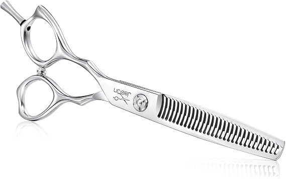 JASON 6 Inch Left Handed Barber Hair Cutting Scissors Professional Salon Shears Razor Edge Hairdressing Scissor Japanese Stainless Steel Thinning Haircut Shear for Men Women Christmas Gift
