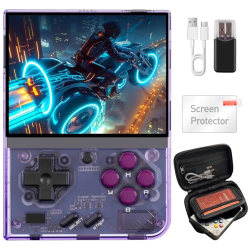 Miyoo Mini Plus,64G Retro Game Console by Migofee, Portable Handheld Emulator, Supports Classic Game Formats for Retro Gaming Enthusiasts