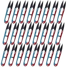 ESHATO 24 Pack Sewing Scissors for Fabric, 4.2inch Mini Small Snips Trimming Nipper, Yarn Thread Craft Scissors Cutters, Great for Office Home School Stitch DIY Supplies