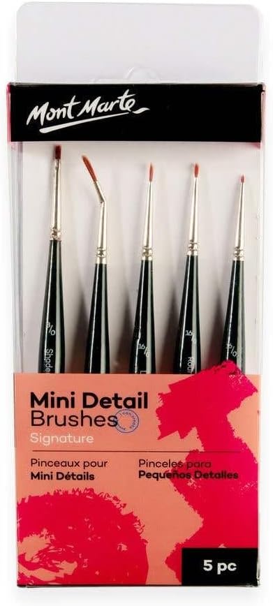 Mont Marte Mini Detail Brush Set 5pce