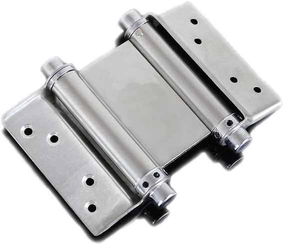 1 Pair 5" Double Action Spring Hinge Door Swing Saloon Cafe Kitchen Gate