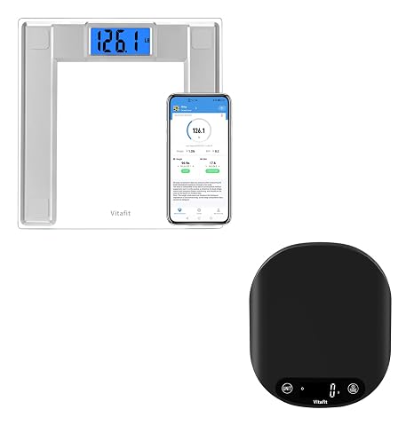Vitafit Scale for Body Weight 550lb and Weight Food Scale 33lb