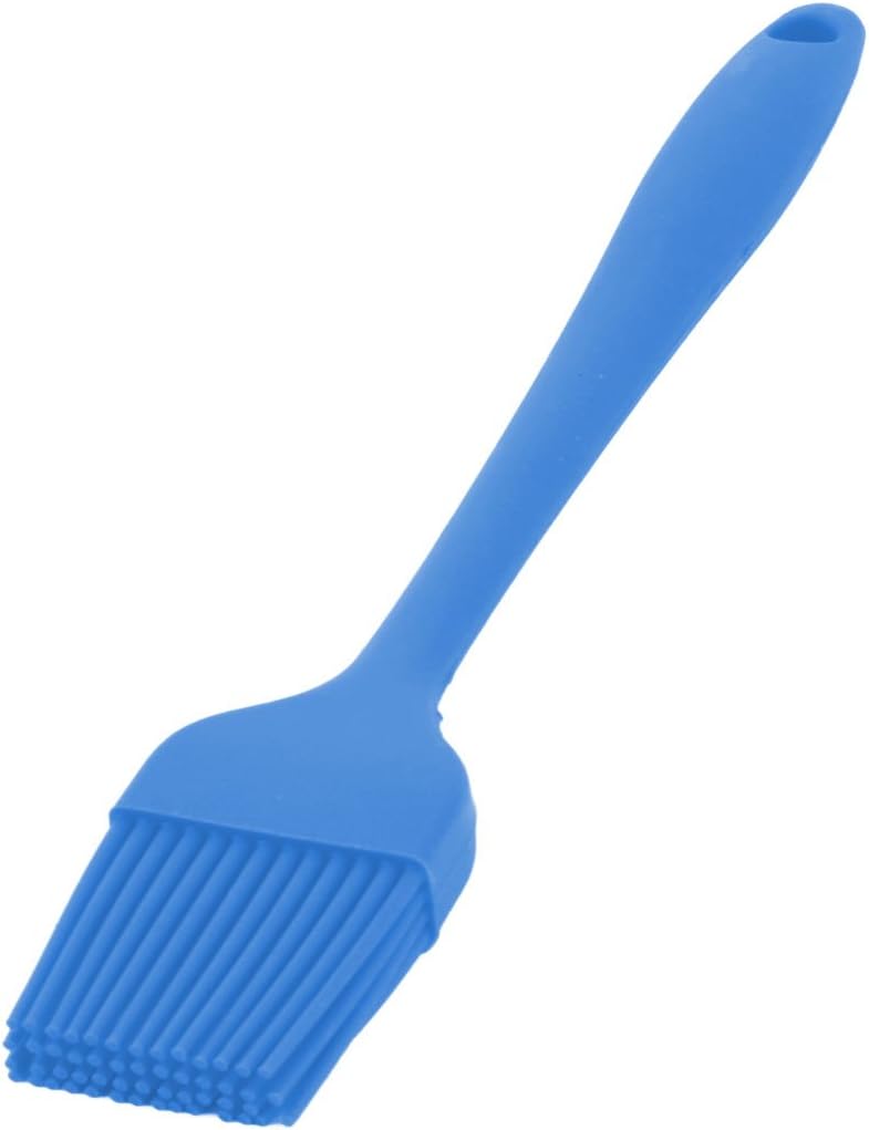 uxcell Silicone Family Bakery Cookie Cake Baking Tool Cream Butter Pastry Brush Blue
