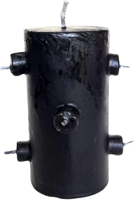 Original Botanica Spell Breaker 7 Wicks Candle, Black