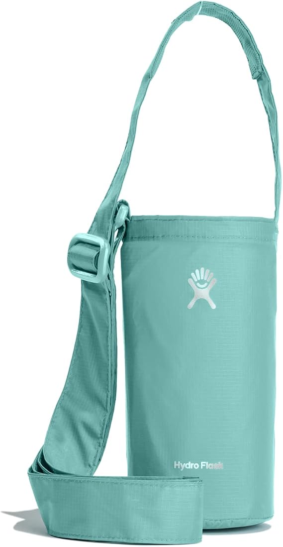 Hydro Flask Accessory Reusable Water Bottle Carrier Holder Medium Packable Bottle Sling Dew - for 32 oz and 40 oz Bottles - Adjustable, Collapsable, BPA-Free, Non-Toxic