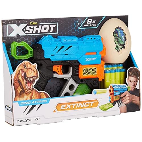 X-Shot Dino Attack Extinct 1 MEDIUM Egg, 8 darts