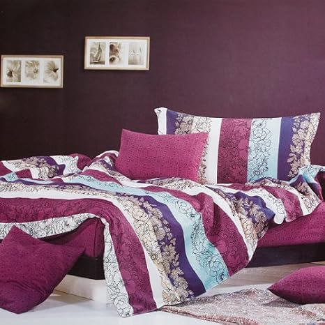 Blancho Bedding - [Love in The Rhine 100% Cotton 3PC Comforter Cover/Duvet Cover Combo (Twin Size)