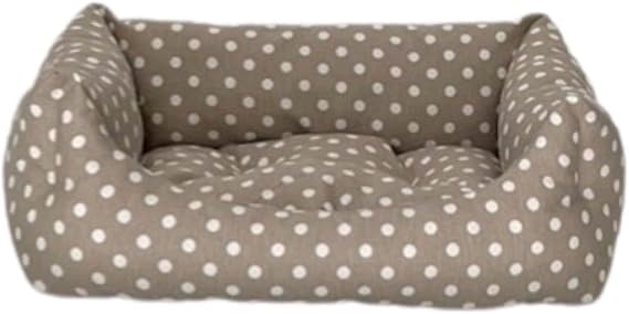 Pet Comfort Uniform Bej Puantiyeli Kedi ve Köpek Yatağı S 40x50cm [Enerji Sınıfı A]