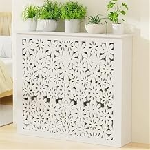 White Modern Radiator Cover, Home Heater Cover Cabinet for Bathroom, Living Room, Bedroom (19.7 * 5.9 * 27.6 in)