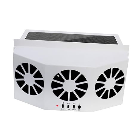 Car Solar Air Conditioner Car Cooler Summer Solar Solar-Powered Car Window Solar Cooler for Cars Solar Air Conditioner Efficient Airflow Simple Setup