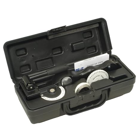BAND-IT ID4002 Portable Embosser for Stainless Steel Tape, 2 Rolls Included