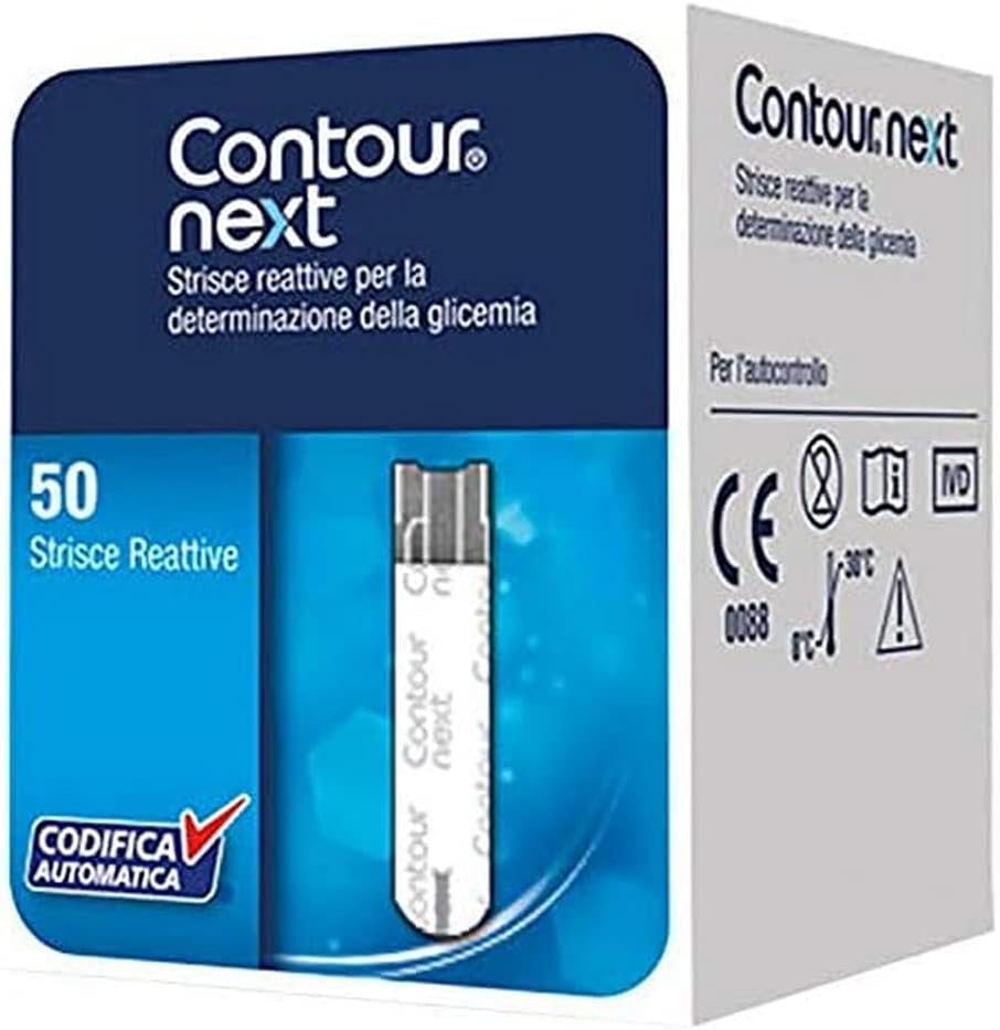 Contour Next Blood Glucose Strips Reactive Measurement 50 Pieces