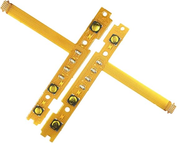 2Pcs SR SL Button Key Flex Cable for Joy-Con Controller Parts | Fix Loose-Goosey Trigger Buttons,Fixes non Working LEDs Due to Pinched Ribbon Cable