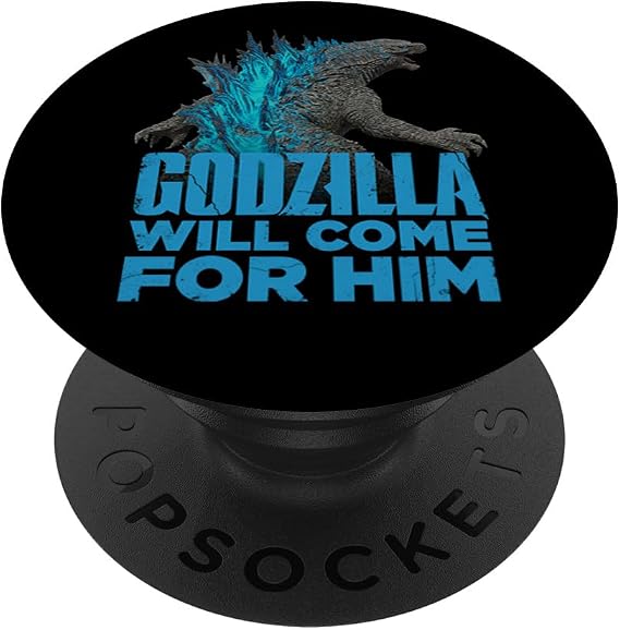 Godzilla vs Kong - Godzilla Will Come For Him PopSockets Adhesive PopGrip