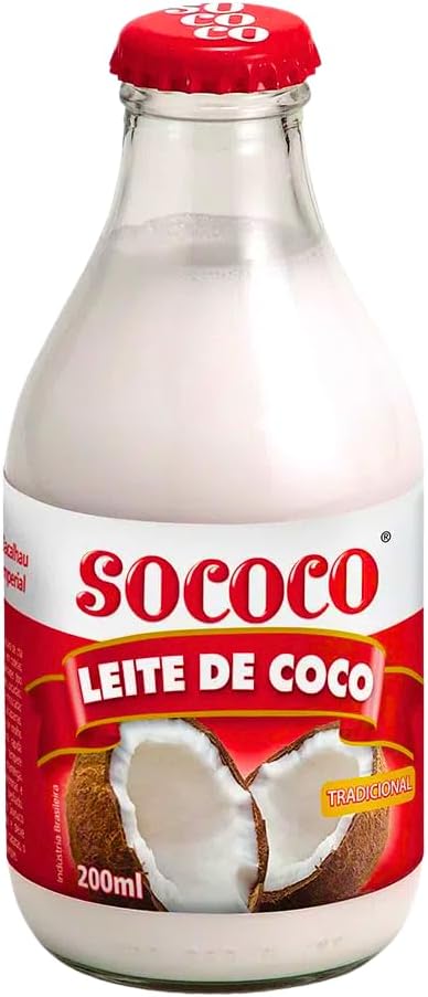 Leite de Coco Tradicional SoCoco 200ml | Traditional Brazilian Coconut Milk | Whole Coconut Milk
