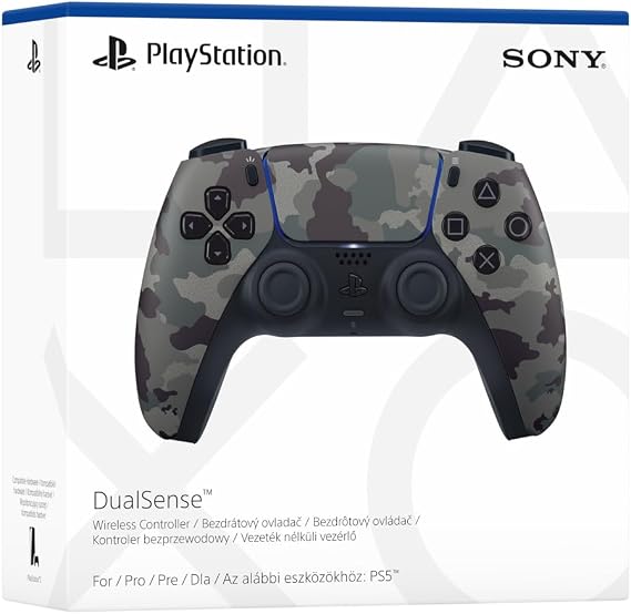 Sony PlayStation 5 DualSense Wireless Controller Oyun Kolu - DS Gray Camouflage v2 (Bilkom - Resmi Distribütör Garantili)