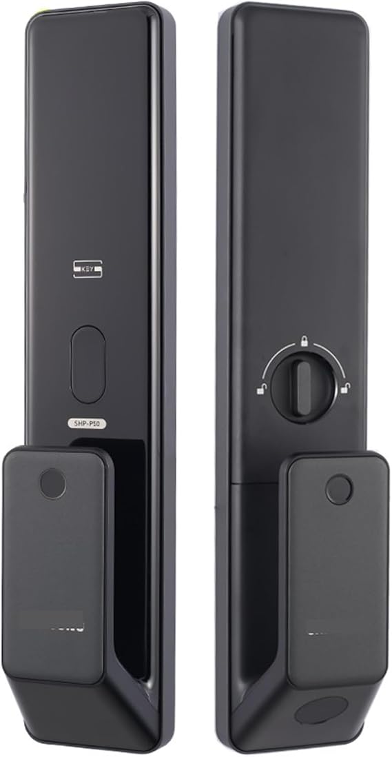 Compatible for Samsung Smart Digital Doorlock SHP-P50 Biometric Fingerprint Lock Security Intelligent Home Locks(Black)