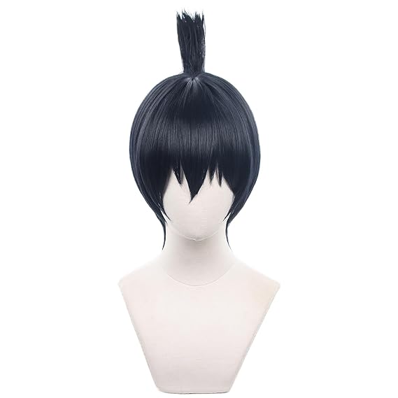 Aki Hayakawa Cosplay Wig with Wig Cap, Length approx.30cm