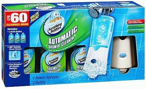 The Scrubbing Bubbles Automatic Shower w/ 3 34oz Bottles Included