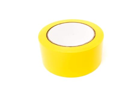 Bertech Aisle Marking Tape, Yellow, 3" Wide x 36 Yards Long