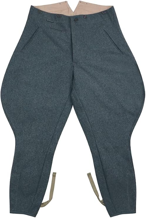 militaryharbor WW2 WWII German Elite Officer Italian Field Wool Breeches