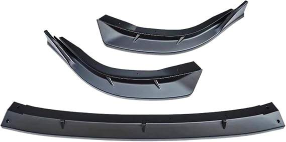 Body Kit Diffuser Spoiler Deflector Exterior Part Front Bumper Lip Chin For Civic 8th Gen 2006-2008 Accessories(Matte Black)
