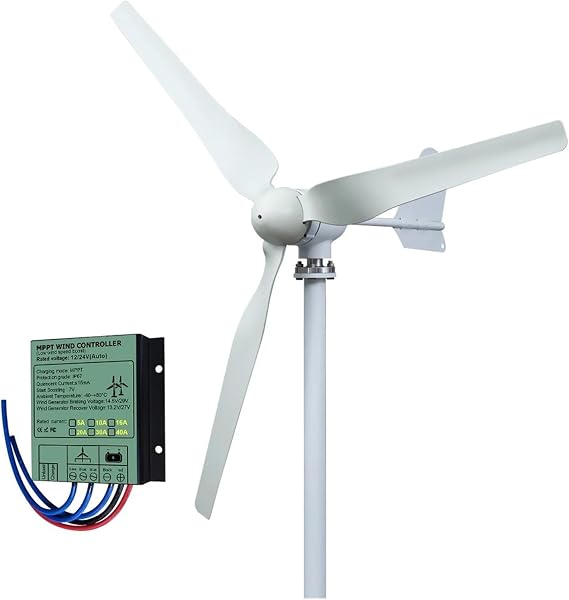 3KW 5KW Horizontal Wind Turbine Generators With Low Speed And Low Noise With Controller For Home Street Lighting Low Starting Speed for Home(3KW Hybrid Control,96V)