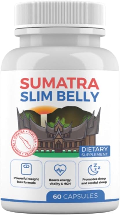 Sumatra Slim Belly Tonic - Natural Weight Management - 60 Capsules - Vegan-Support for Men & Women - New & Sealed - Supplement Heaven