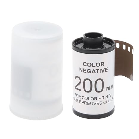 8 Sheets 35mm Camera Color Negative Film, ISO200 Vintage Color Film Roll with Wide Exposure and High Definition, for 135 Cameras Indoor Outdoor Photography
