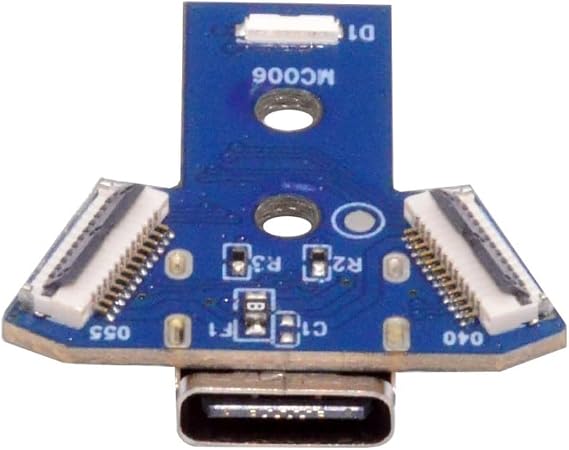chenyang PS4 USB C DIY Connector for DualShock JDS-040/055 Micro USB 5Pin to USB C Female Socket Port Repair Replacement Solder Adapter