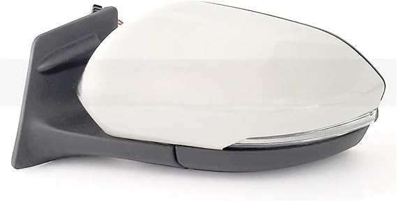 CAPQX Rear View Mirror Compatible for Geely GX3 PRO Side Rearview Mirror Assembly Heating Turn Light(White Left side 5-wire)