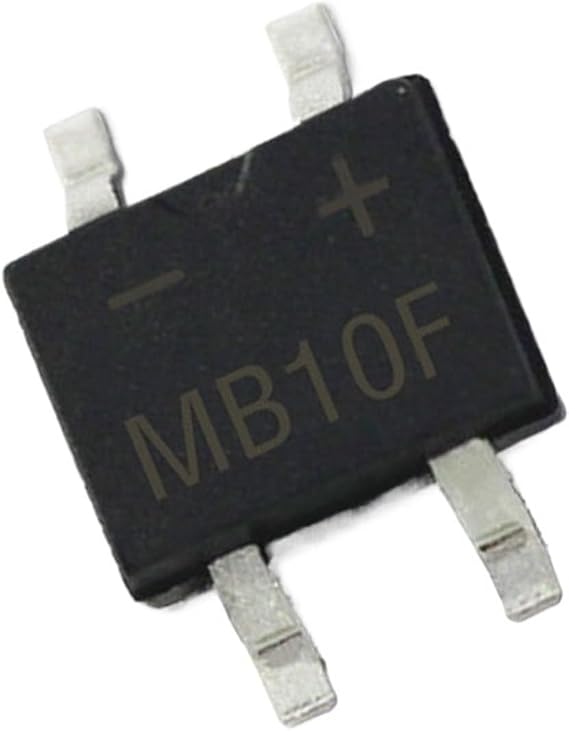 100Pcs MB10F SMD Bridge Rectifier SOP-4 Stack 0.8A/1000V