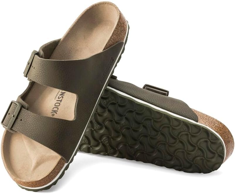 Birkenstock Arizona Birko Flor Sandals - Timeless Design, Skin Friendly Synthetic Elegance, Anatomically Shaped Cork Latex Footbed, Made in Germany