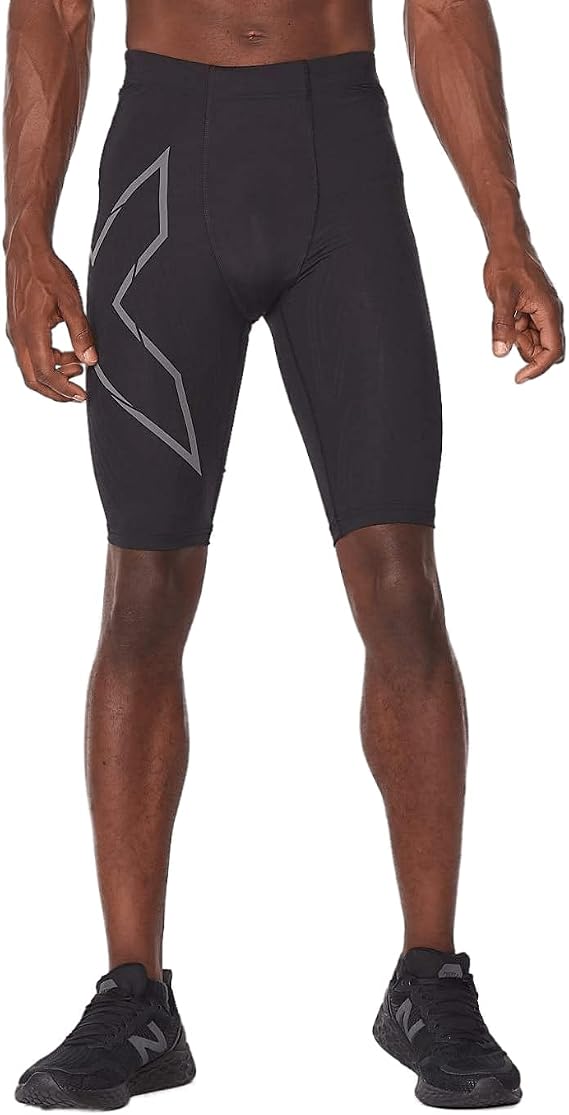 2XU Mens Light Speed Compression Shorts, Running Compression Shorts for Training & Recovery
