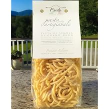 Conte Rustichelle Pasta - Authentic Italian Artisanal Pasta, 500g (1 lb), High Protein Durum Wheat Blend, Low Ash, Golden Yellow Grain - Imported & Handcrafted with Care