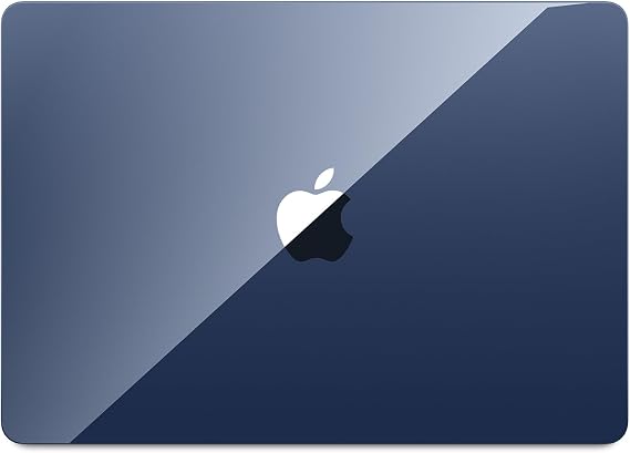 Macaset for MacBook Air 15 inch Case M5 M4 M3 M2 2026-2023 Mac Laptop Cover | Crystal Clear, Midnight Blue, Color Match, Protective Hard Shell, Ultra Thin & Lightweight, Anti Crack, Snap on Fit Plastic