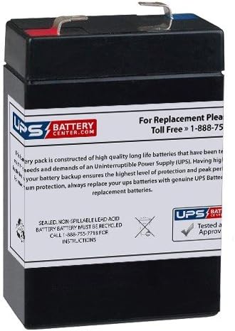 Ritar RT628 6V 2.8Ah F1 Replacement Battery