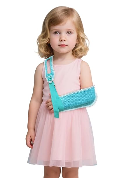Adjustable Kids Arm Sling - Breathable Mesh Shoulder Immobilizer