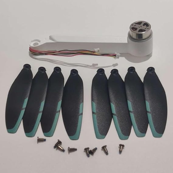 S159 Drone Front Rear A B Brushless Motor Arm With 8PCS Fan Spare Parts Maple Leaf Wings Compatible With Various Drone Models(Front Arm A)