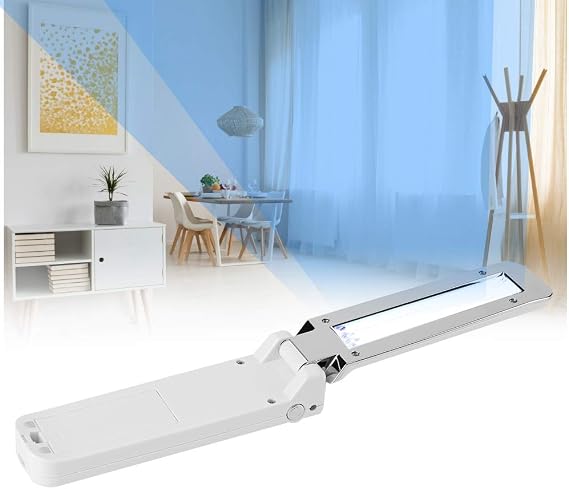 Foldable UV Sterilizer Portable UV Disinfection Light Travel Sterilizer Wand Disinfecting Tool Cleaning Device for Home Hotel Office Use