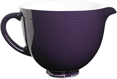 Kitchenaid KSMCB5RP Tilt-Head Ceramic Bowl, 5-Quart, Regal Purple