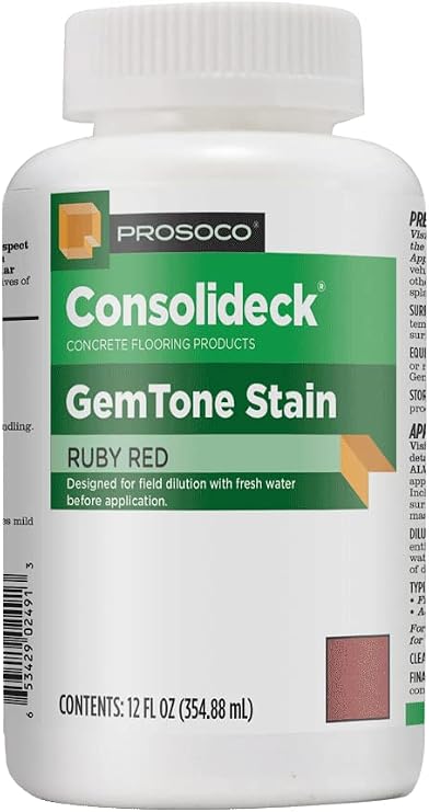 GemTone Stain Concrete Gray 12 fl oz